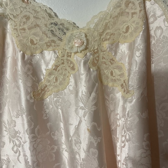 VINTAGE Christian Dior Nighttime Lacey Slip S/M - Picture 5 of 6
